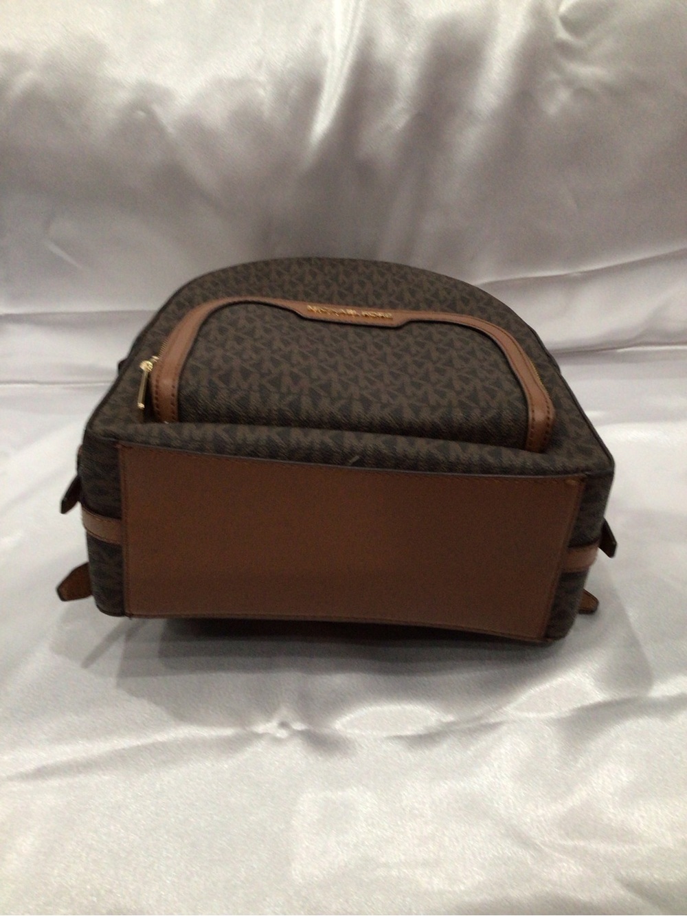 Michael Kors Brown MK Signature Small Backpack - Picture 10 of 15